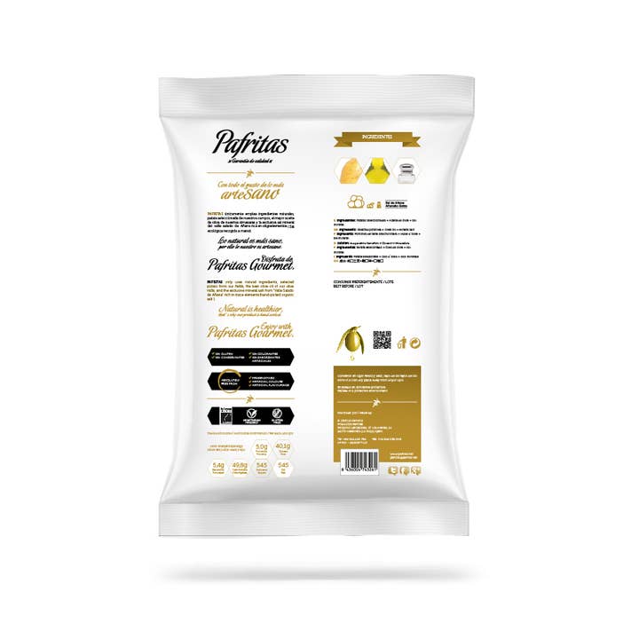 Productos Pafritas SL - Wholesale Chips - Mineral Salt Chips 140 grs
