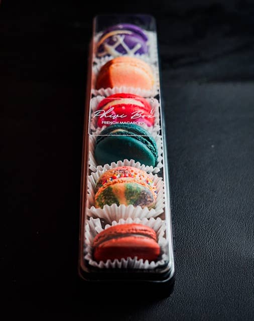PHIVI BOX - Wholesale Cookie - Macarons Assortment Gift Box of 6, Handmade Gluten-Free1