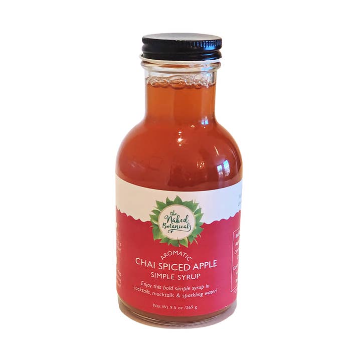 Chai Spiced Apple Cider Simple Syrup for wholesale by The Naked Botanical