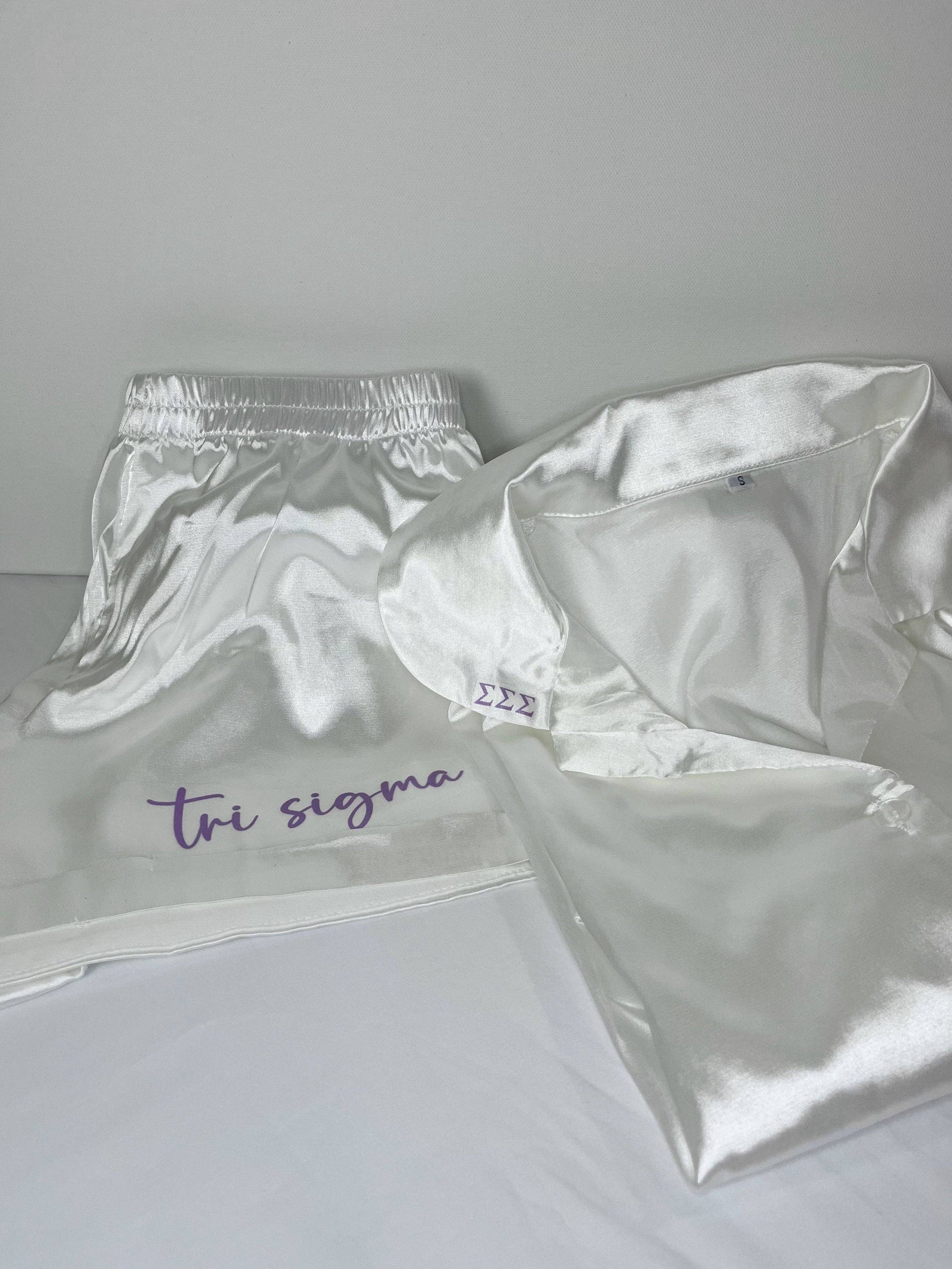 Zoey Claire - Wholesale Sleepwear Set - Women's - Greek Sorority Shorts Pajama Set7