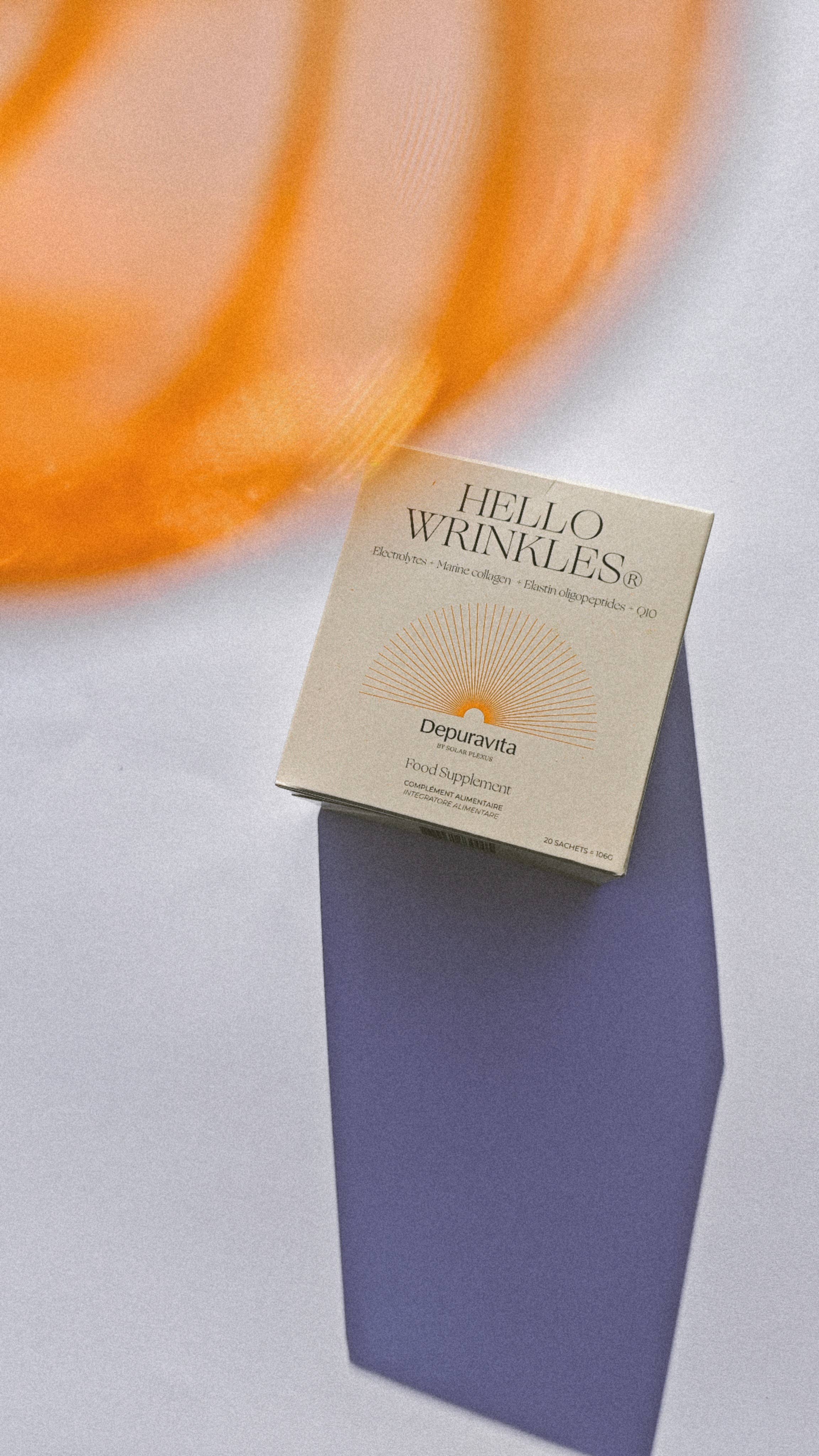 Depuravita - Vente Supplément oral/vitamine - Hello Wrinkles 3.0 – Élixir Anti-Âge au Collagène Marin2