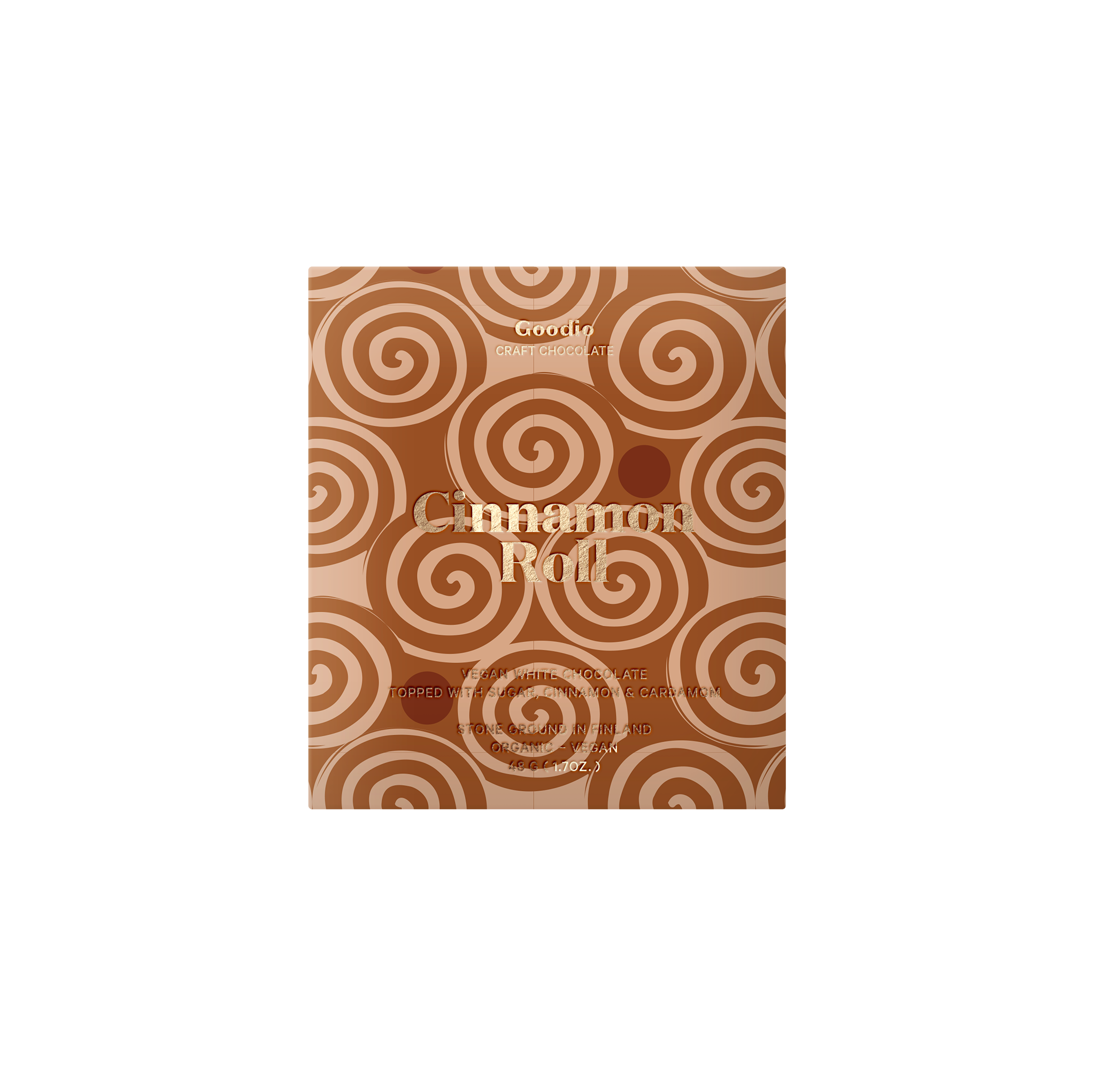 Goodio Chocolate - Wholesale Chocolate Bar - Cinnamon Roll Organic Chocolate1