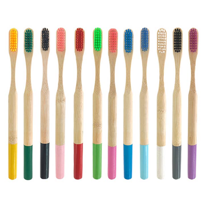 Bambooju - Wholesale Toothbrush - Kit 12 Brosses à Dents Adulte I Bambou1