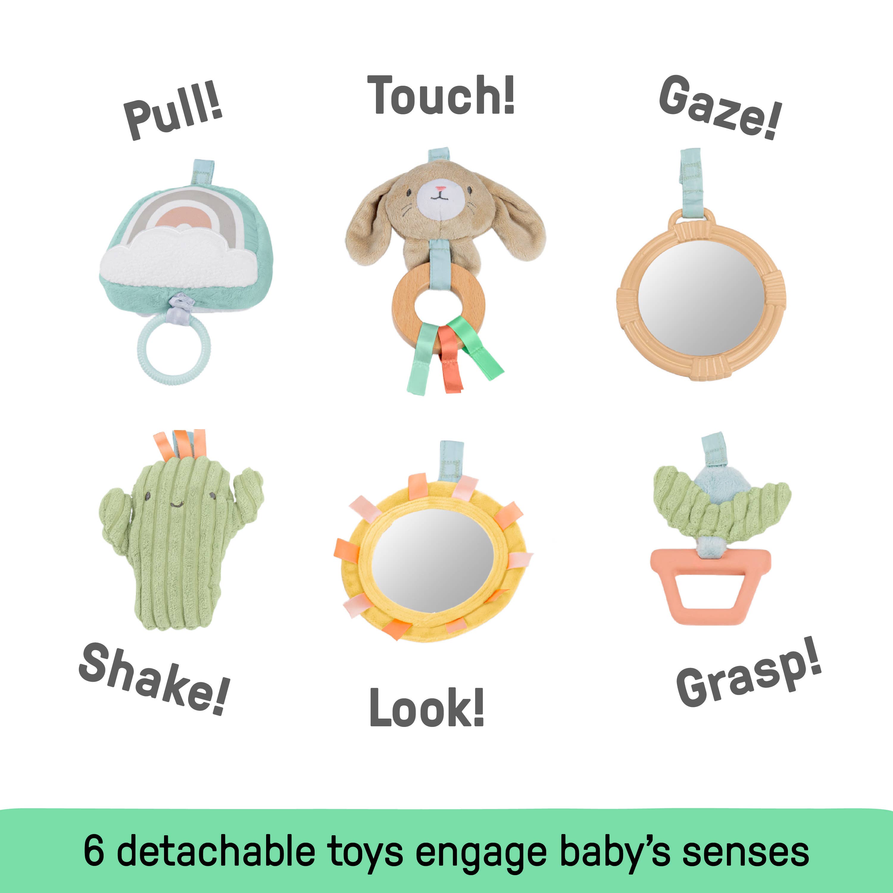 Ingenuity - Wholesale Play Mat - Kids & Baby - Ingenuity Plush Activity Gym Chic Boutique4