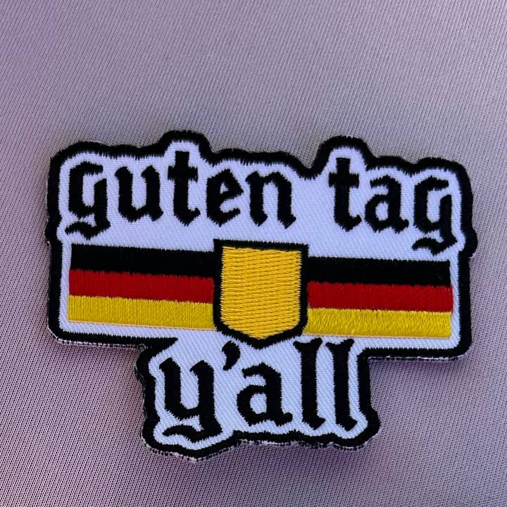 Guten Tag Y’all Patch for wholesale by Classy and Kinda Sassy