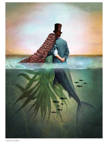 Ten of Cups - Artist: Catrin Welz-Stein - CD83 for wholesale by Masala Cards