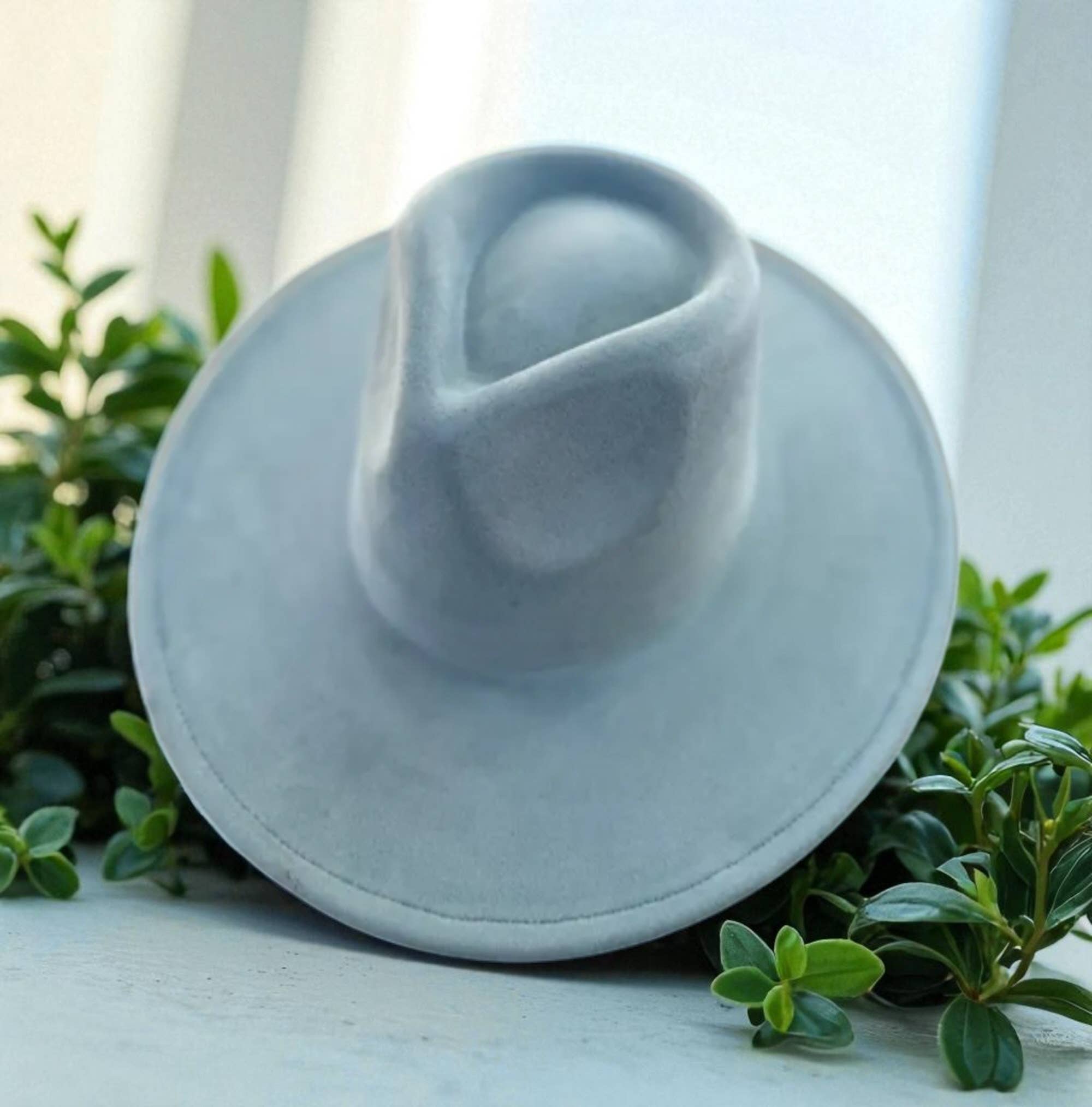 Bella Betty - Wholesale Fedora - Unisex - Vegan Suede Wide Brim Rancher Hat 14