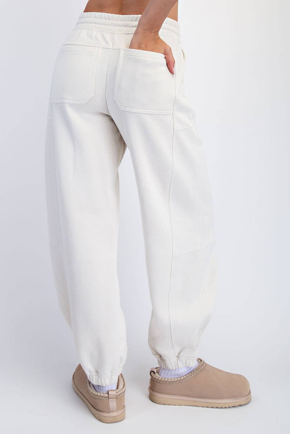Rae Mode - Wholesale Athletic Pants - Women's - FLEECE COCOON JOGGER SWEATPANTS1