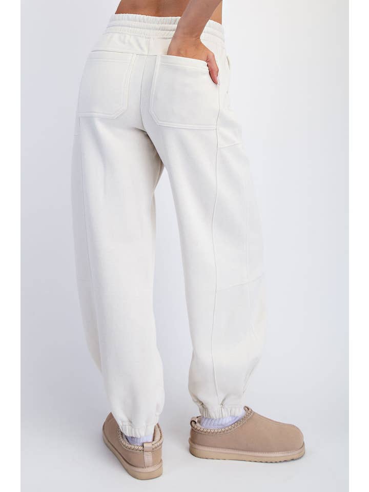 Rae Mode - Wholesale Athletic Pants - Women's - FLEECE COCOON JOGGER SWEATPANTS1