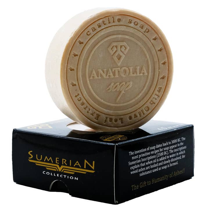 Anatolia Soap Sumerian Rice Goat Milk Bergamot Natural Soap for wholesale by Anatolia Soap