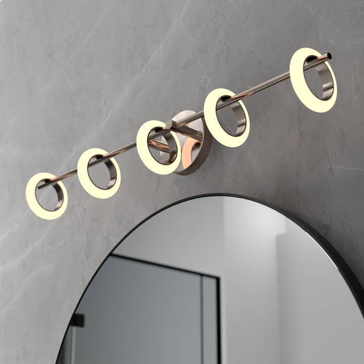 Oroma Home - Vendita all'ingrosso Applique - Lampada da bagno Loop a 5 luci dimmerabile10