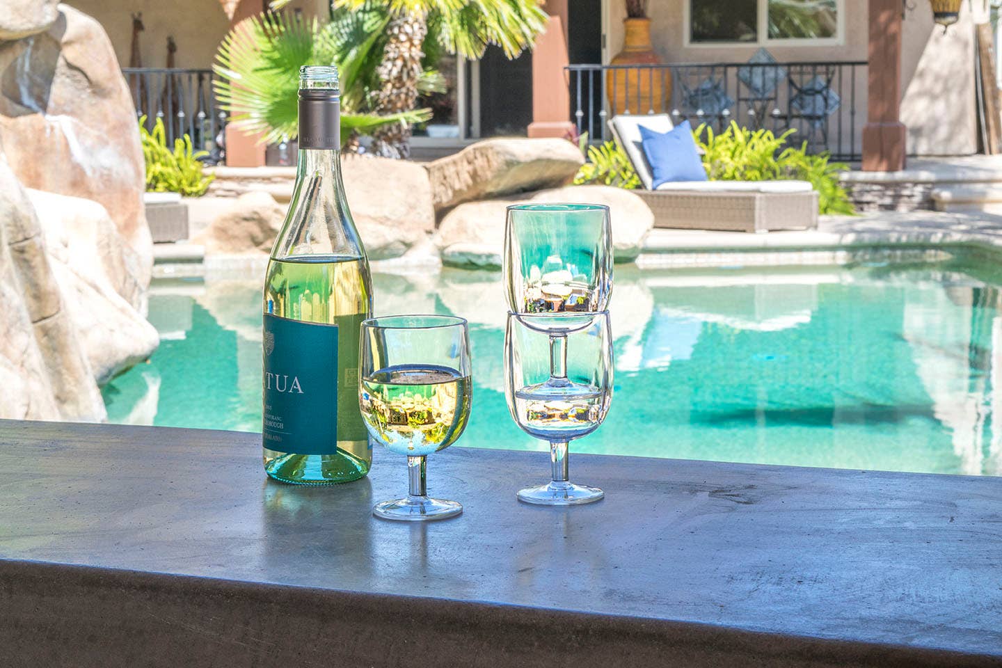 Abode Homewares by TarHong - Wholesale Wine Glass - Simple Stacking Wine Goblet, Clear, Shatterproof Plastic1