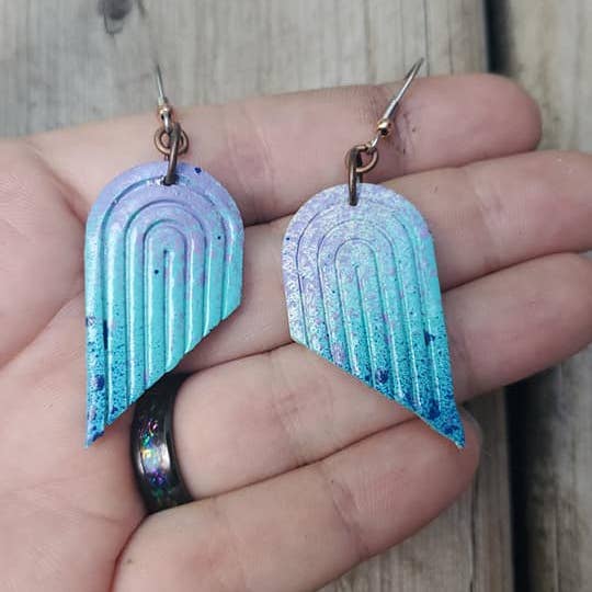 Rainbow Earrings for wholesale by Fervid Foks Jewelry