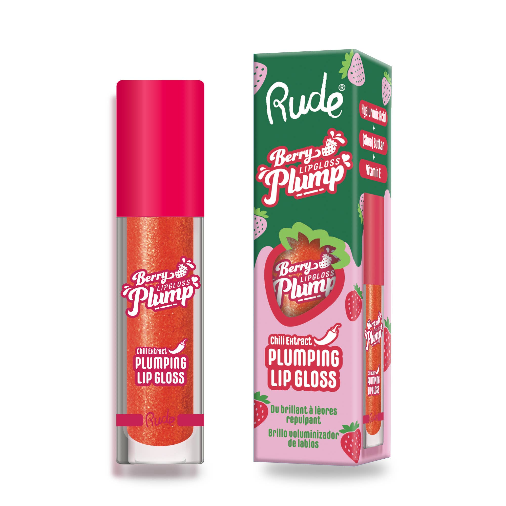 Rude Cosmetics – wholesale Lip-gloss – Berry Plump Plumping Lip Gloss6