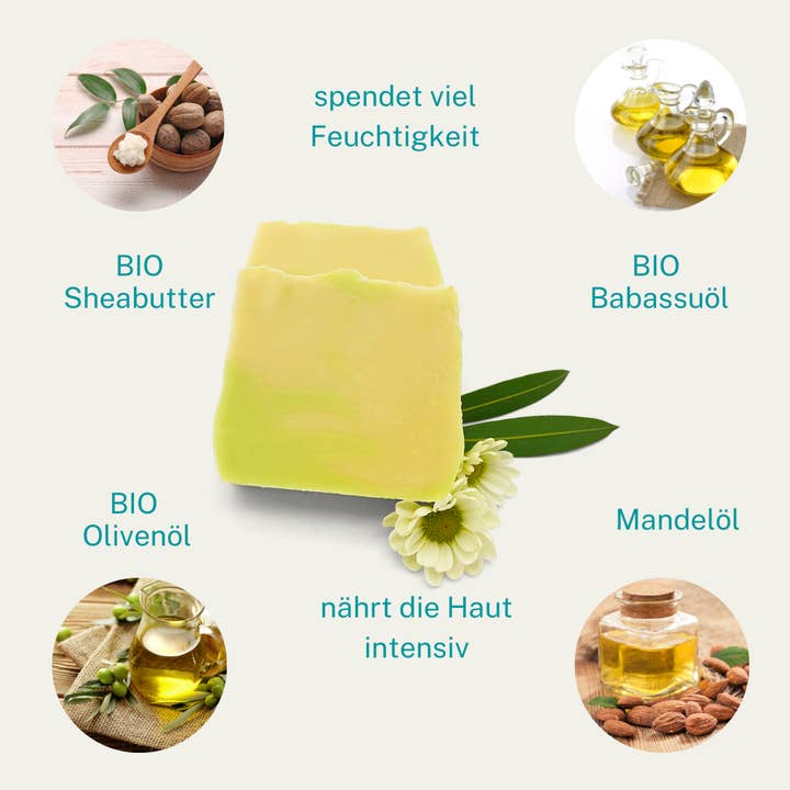 Kleine Auszeit Manufaktur - Wholesale Bar Soap - LIME BLOSSOM SOAP2