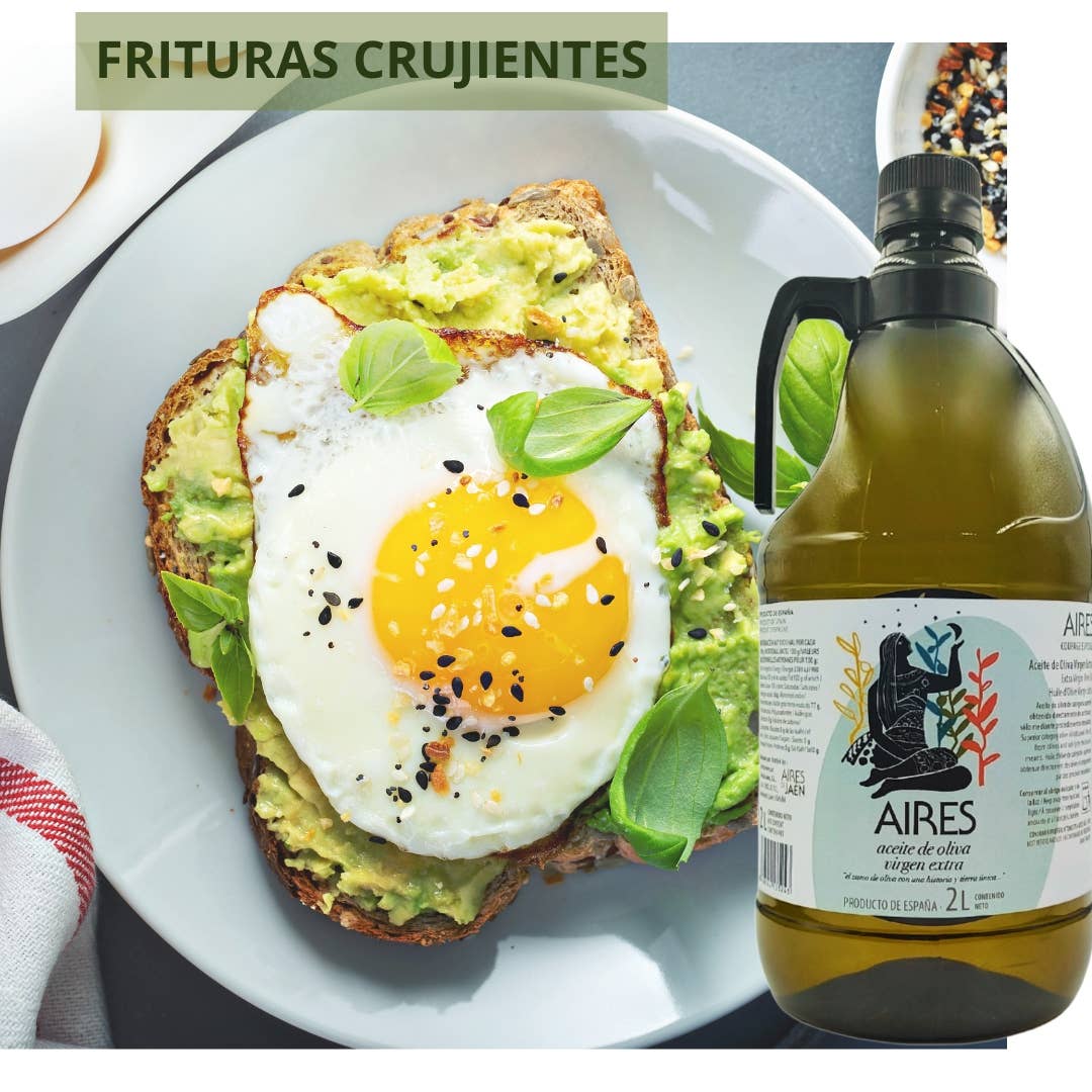 AIRES DE JAEN - Wholesale Olive Oil - PACK 6 bottles 2L EVOO Aires from Jaén Picual and Arbequina2