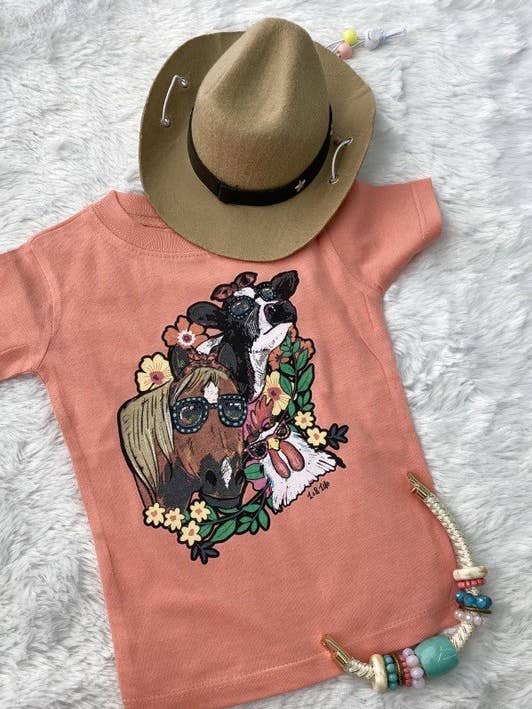 LBL Horse and Cow, western, t-shirts, t-shirts, t-shirt graphique pour la vente par L&B Life