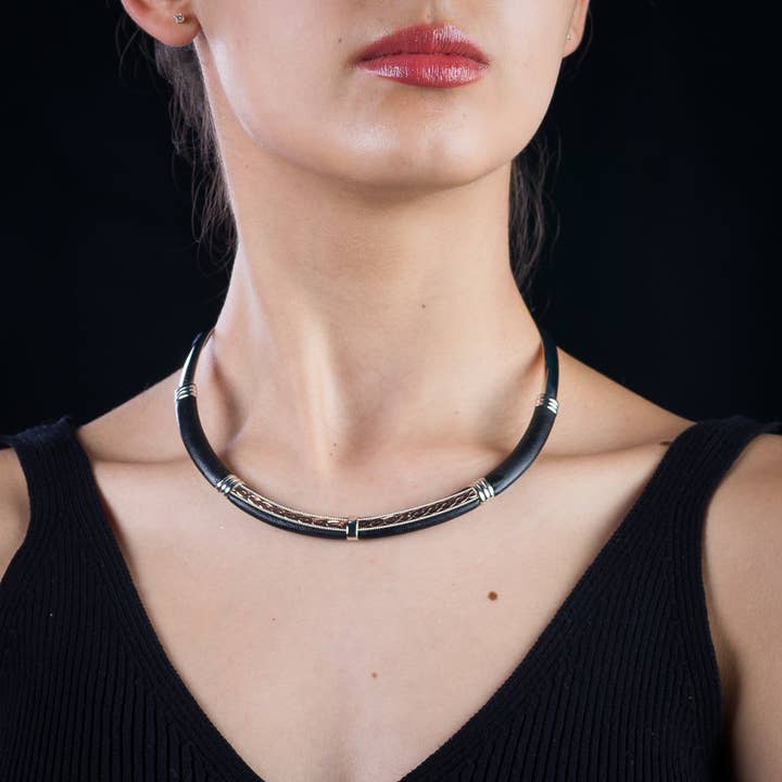 HPSilver, LLC - Wholesale Link & Chain Necklace - CL.MAR.7002 - Leather Necklace5