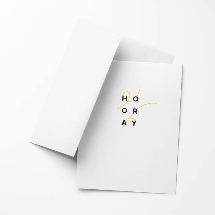 Tarjeta tipográfica HO O CUALQUIER para venta al por mayor de Cotton Flower Press