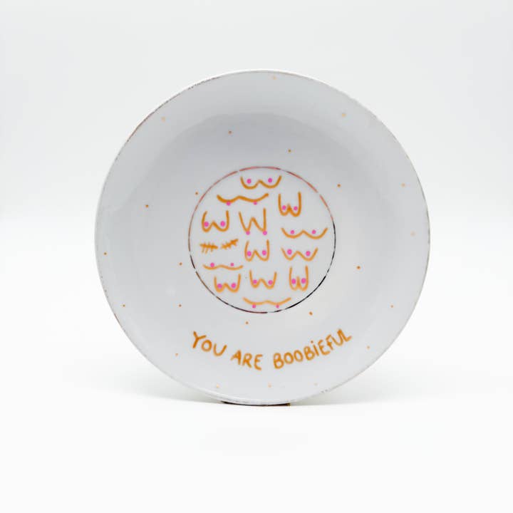 Small boobieful wall plate for wholesale by ohRuby