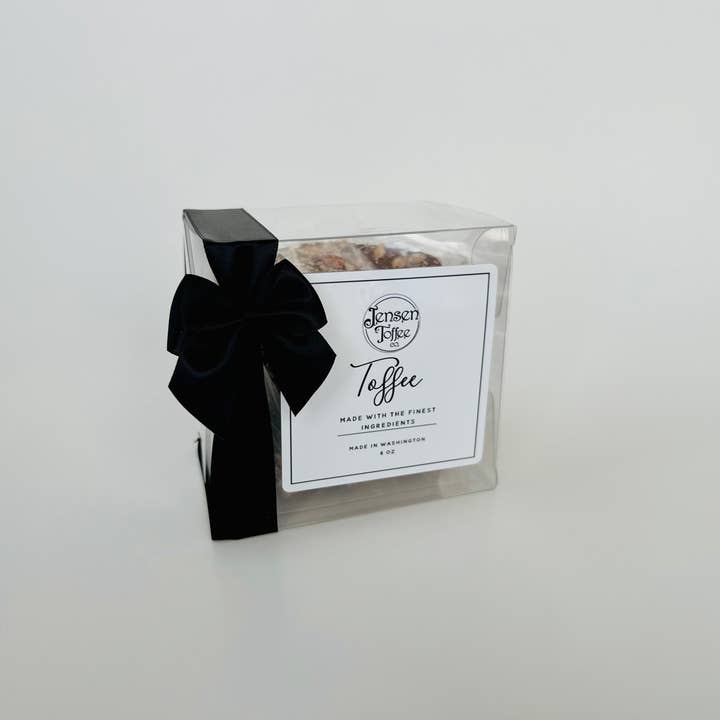 Jensen Toffee Company – wholesale Toffee – Dark Chocolate Almond Toffee