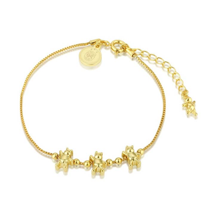 Winnie the Pooh Charm Bracelet for wholesale by Couture Kingdom