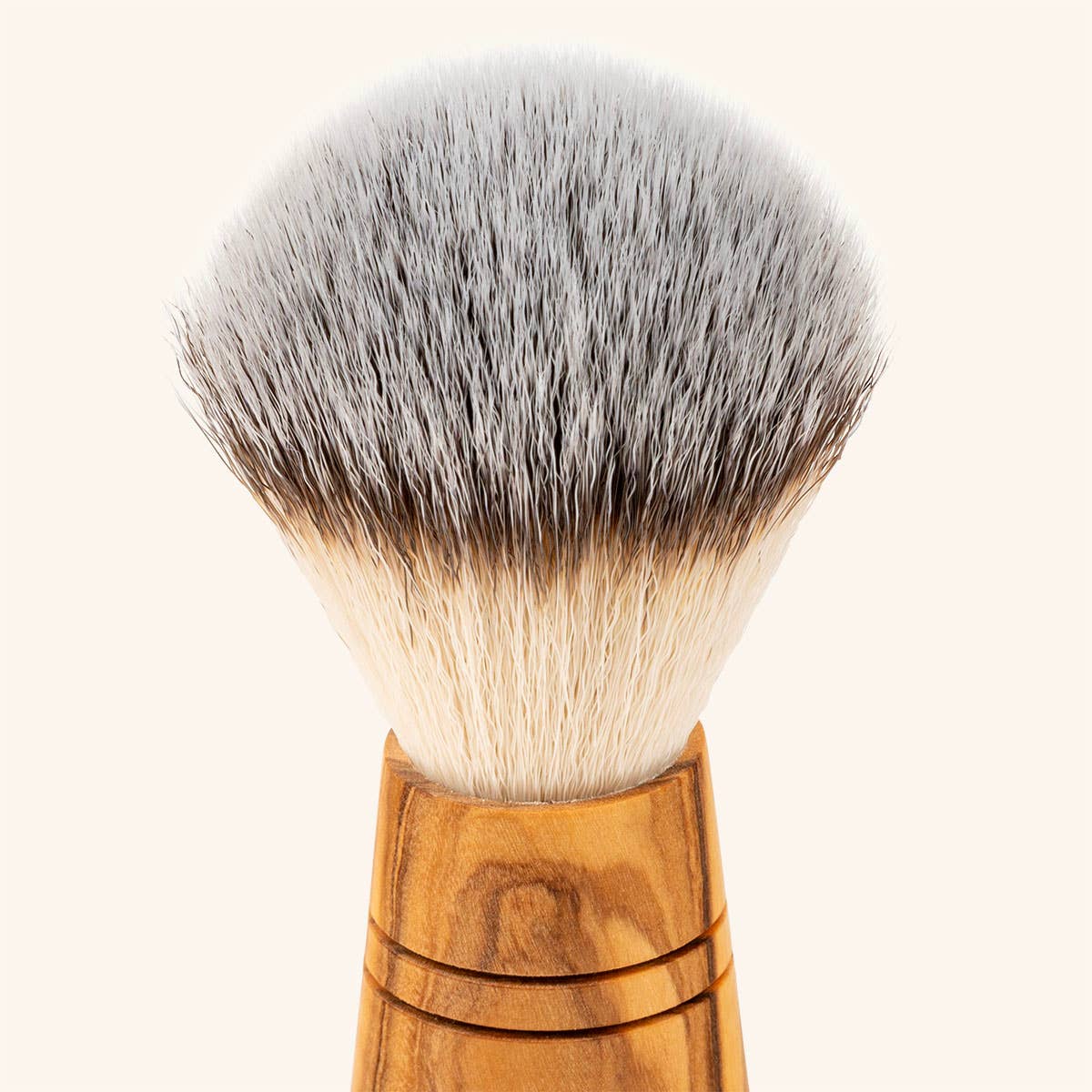 NATURE'S groove - Wholesale Cheek/Face Makeup Brush - Olive Wood Shaving Brush - 100% Vegan - Handmade2