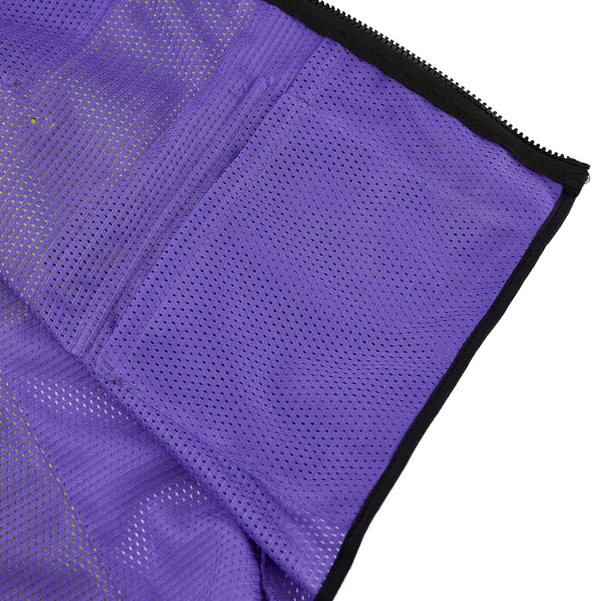 3C Products – wholesale Safety vest – Unisex – SV2590 Deluxe Purple Cool Mesh Safety Vest W/ ID Pocket8