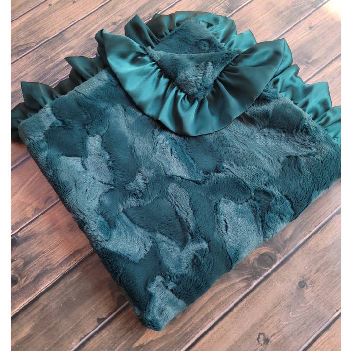 Cuddle Couture – wholesale Filtar – Barn och baby – Smaragd ö1