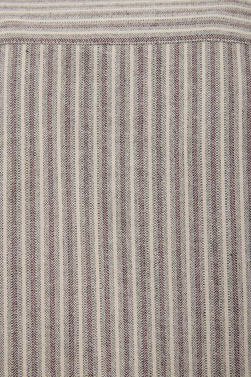 Lee Valley Ireland - Wholesale Nightshirt - Unisex - Flannel Nightshirt - Beige Green Maroon Stripe (LV14)6