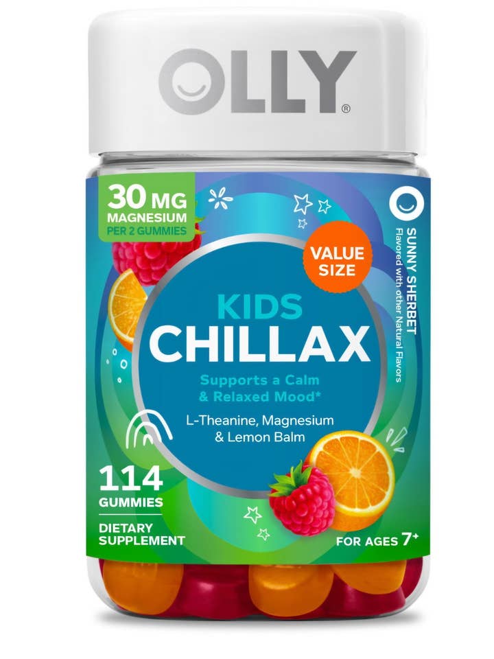 OLLY Kids Chillax Gummies Sunny Sherbet – 114 Count for wholesale by Majesitc Health