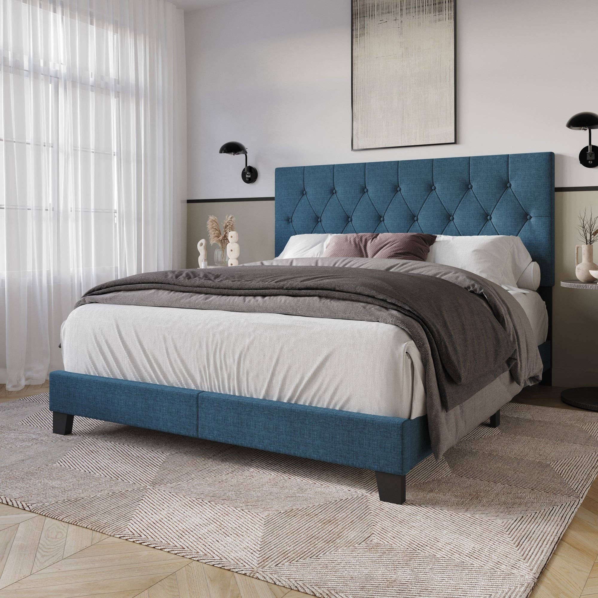 Home Design - Wholesale Bed - Dillon Tufted Upholstered Panel Bed17