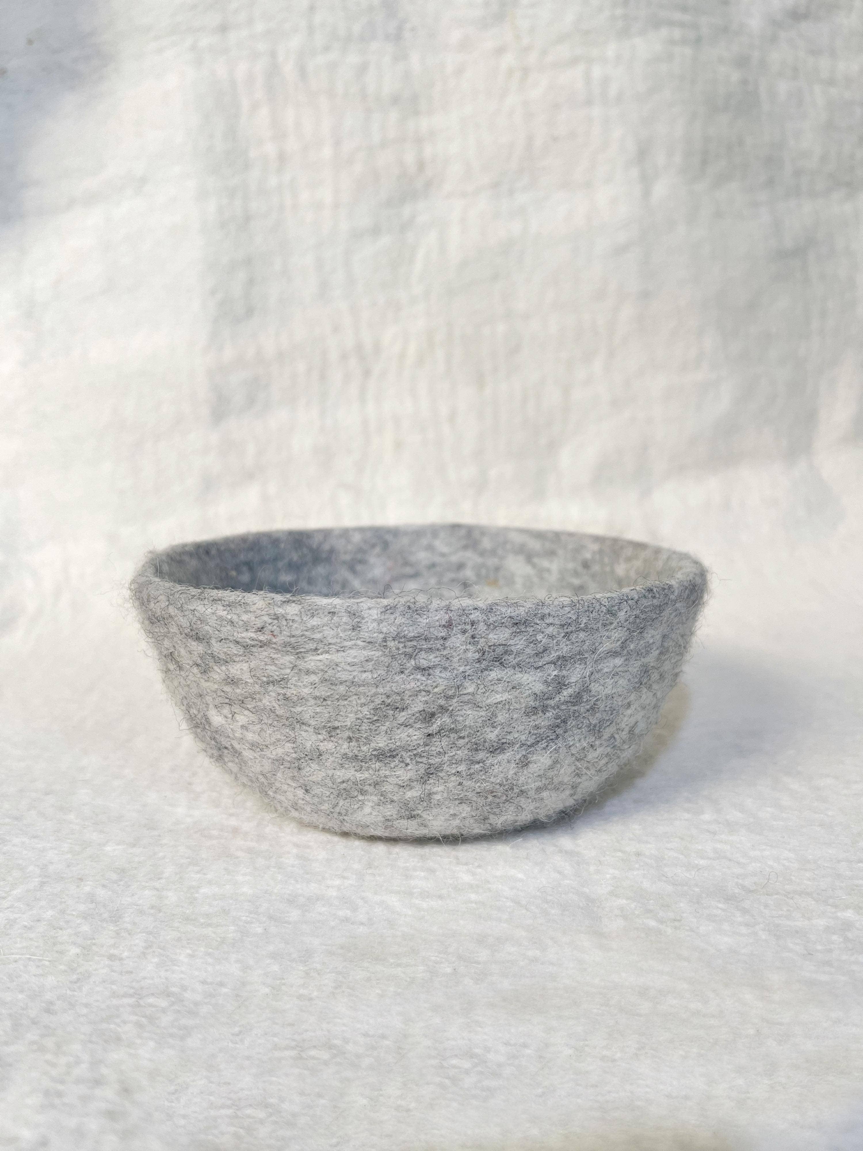 Fibres of Life - Wool & Felt - Wholesale Decorative Plate/Dish/Bowl - Felt Bowl Pastels-Small | Wool Felt Bowl | Catchall Bowls10