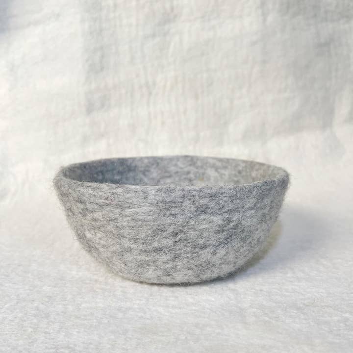Fibres of Life - Wool & Felt - Wholesale Decorative Plate/Dish/Bowl - Felt Bowl Pastels-Small | Wool Felt Bowl | Catchall Bowls10