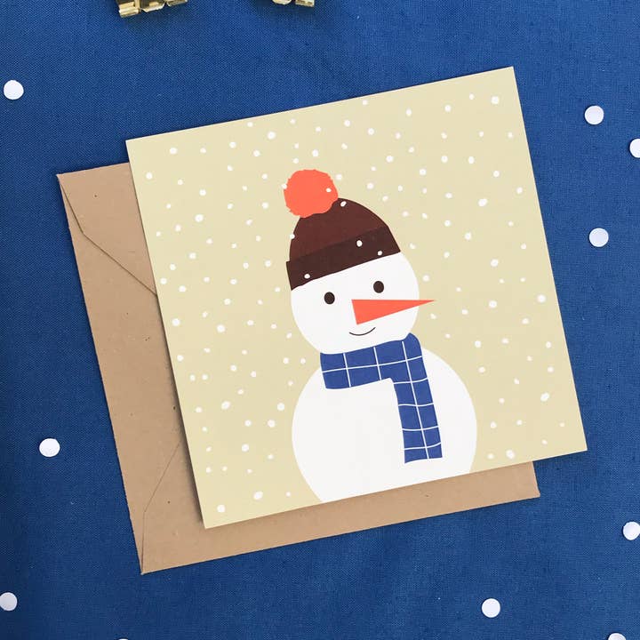 Linienwerk - Wholesale Christmas Card - Schneemann0