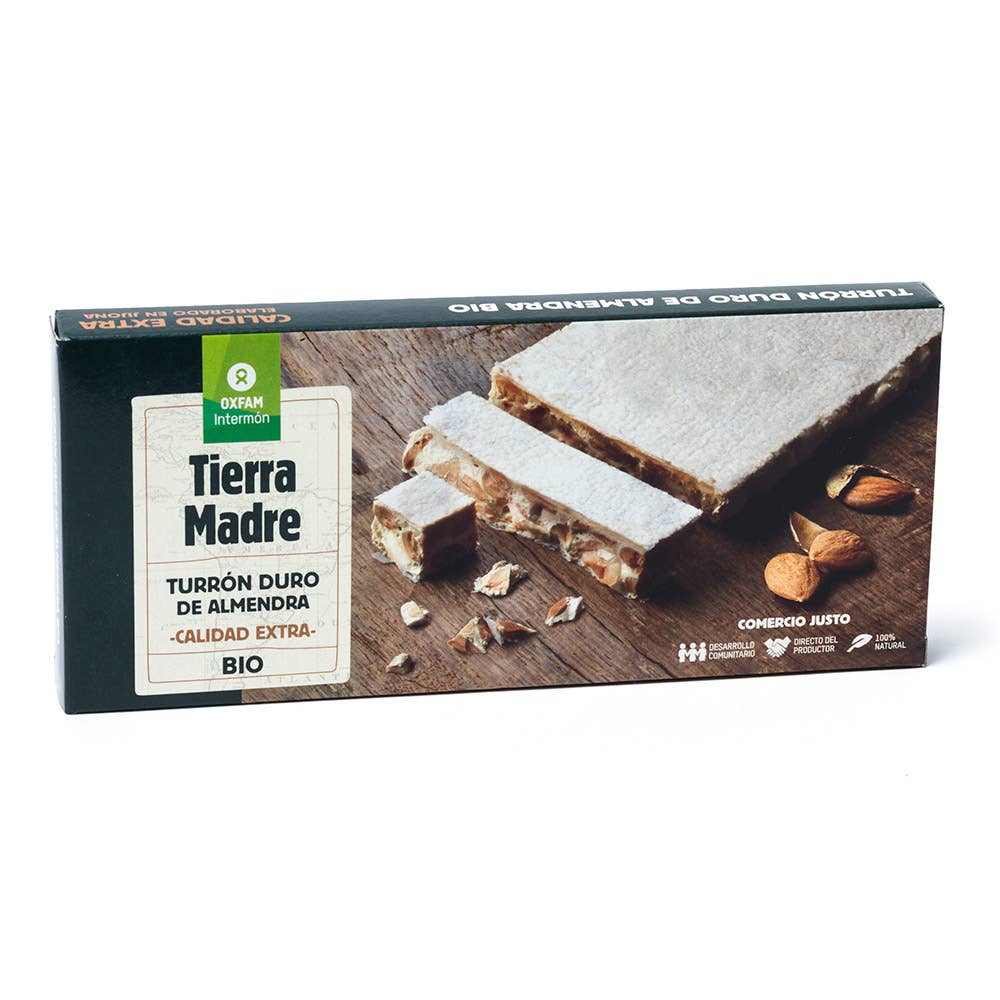 Tierra Madre - Vendita all'ingrosso Torrone - TORRONE DURO BIOLOGICO ALLE MANDORLE 200gr0