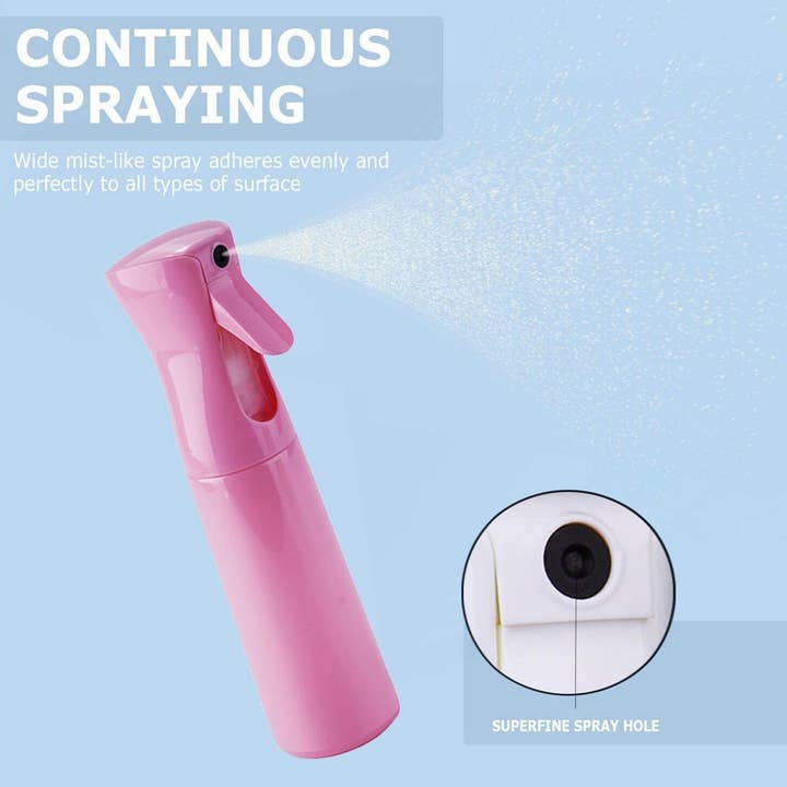 Vigor Path - Vendita all'ingrosso Bomboletta spray - Bottiglia a Spruzzo Continuo con Nebbia Ultra Fine - Rosa Chiaro5