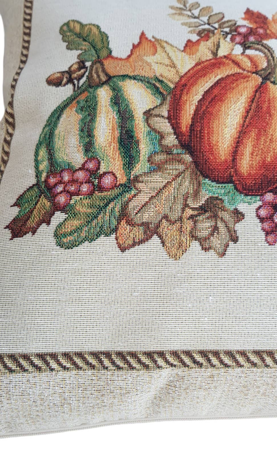 Lunaria Lab – Großhandel Zierkissen – Gobelin-Kürbis-Herbst-Kissenbezug2