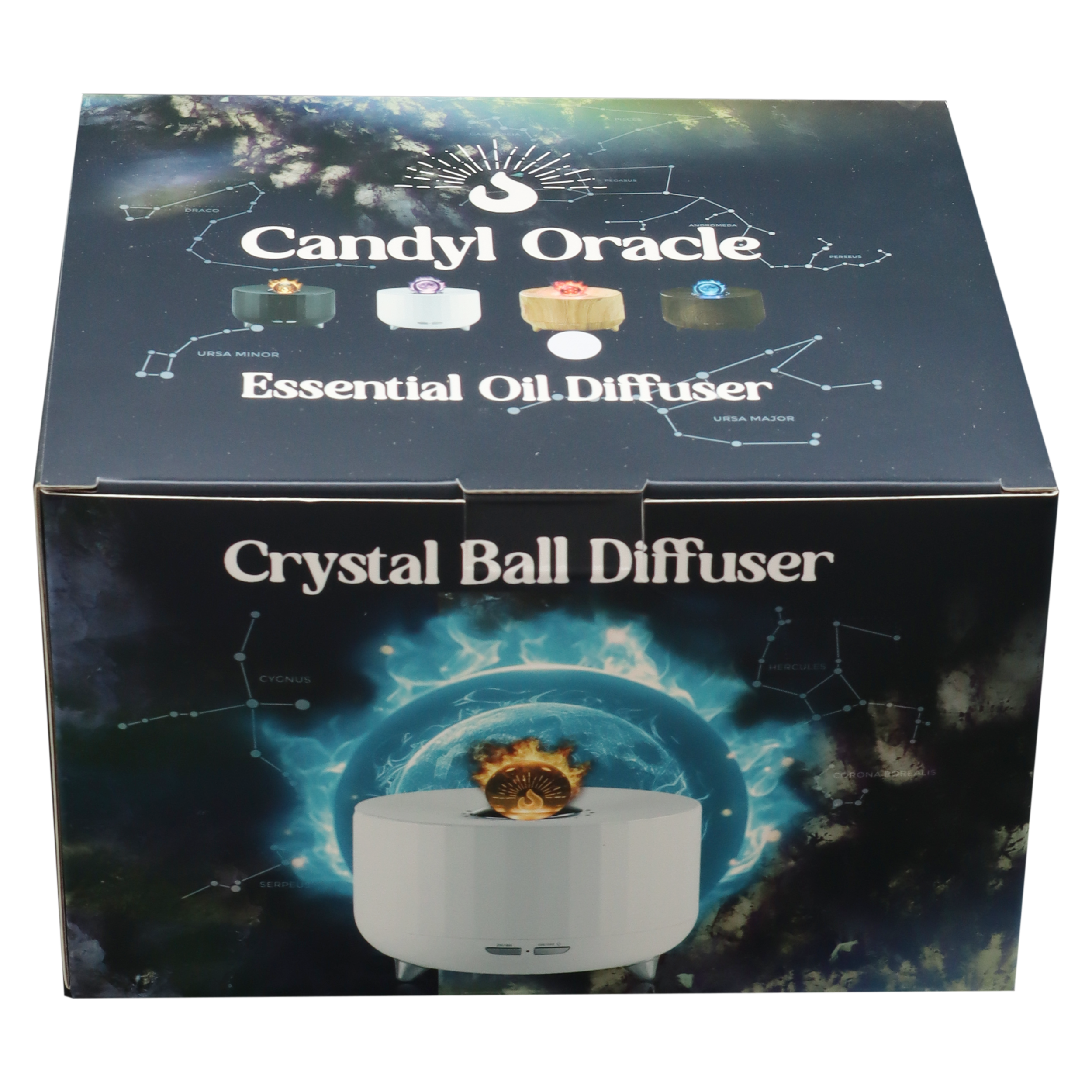 Candyl - Vente Diffuseur électronique - Diffuseur d'huile essentielle Boule de cristal Oracle Candyl avec éclairage coloré11