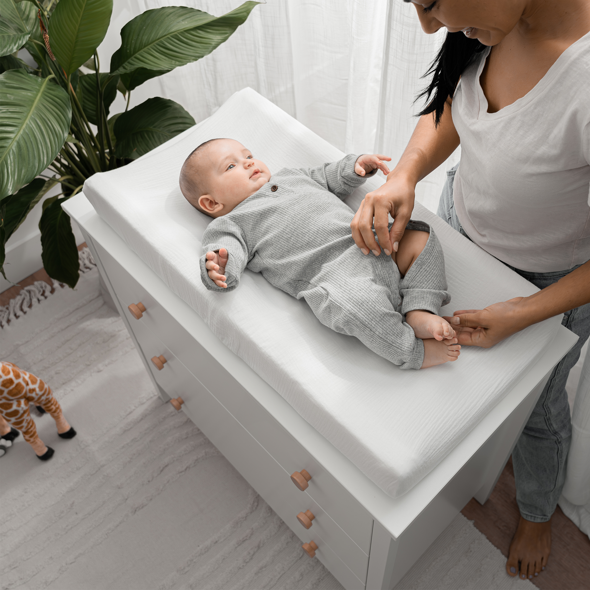 Comfy Cubs - Wholesale Changing Mat/Pad Cover - Baby - Muslin Fitted Changing Pad Cover Universal Fit by Comfy Cubs29