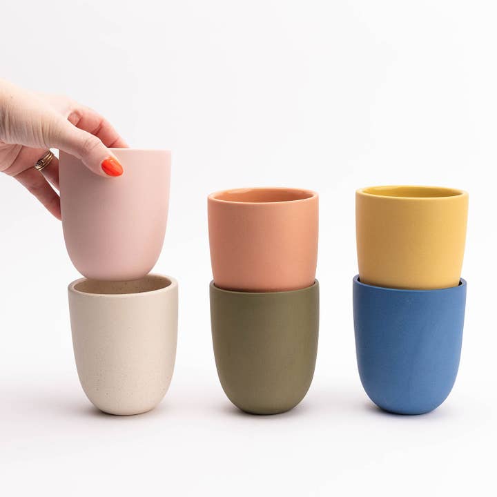 The Biggie Tumbler håndlavet keramik for engroshandel hos Pigeon Toe Ceramics & Home Textiles