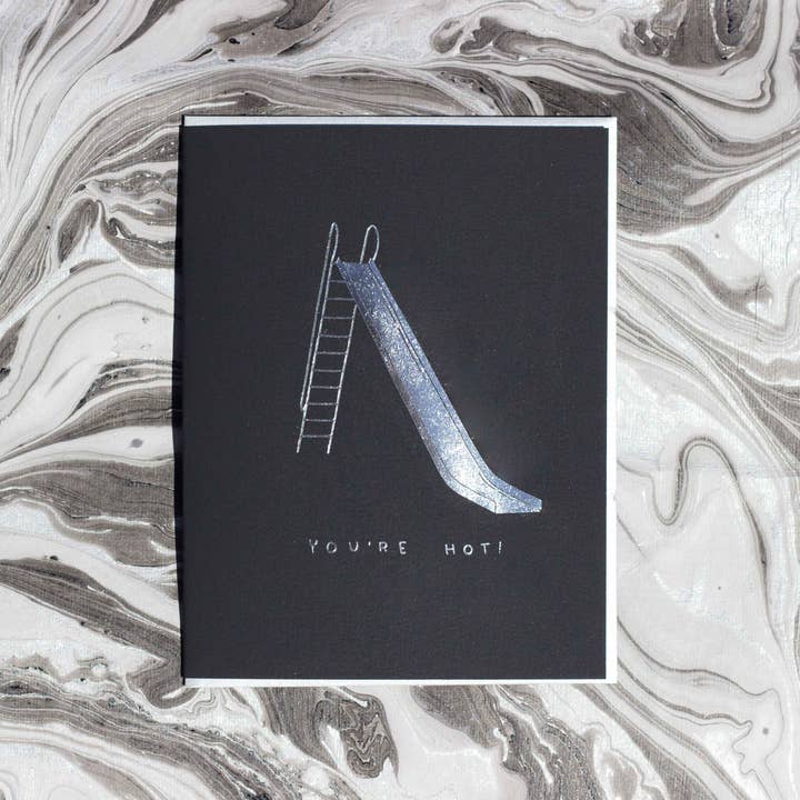 M.C. Pressure - Wholesale Everyday Greeting Card - You're Hot Foil Stamped Greeting Card