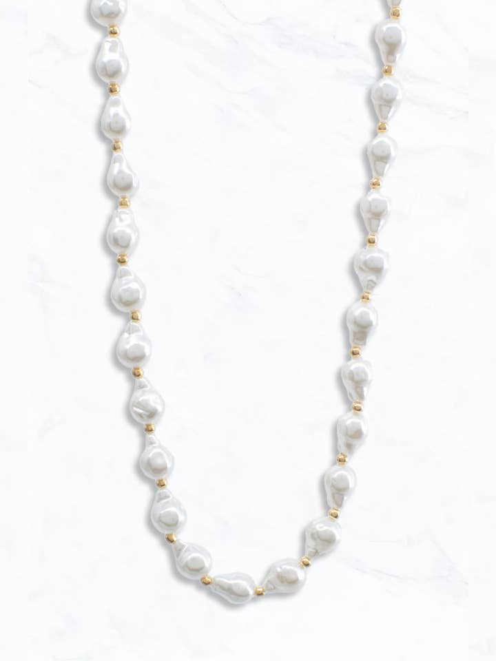 Barock pärla pärlstav halsband för wholesale av Suzie Q USA