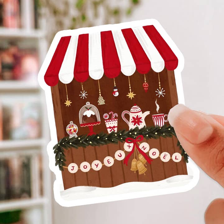 Hot Cocoa Stand Sticker for wholesale by Oats & Honey