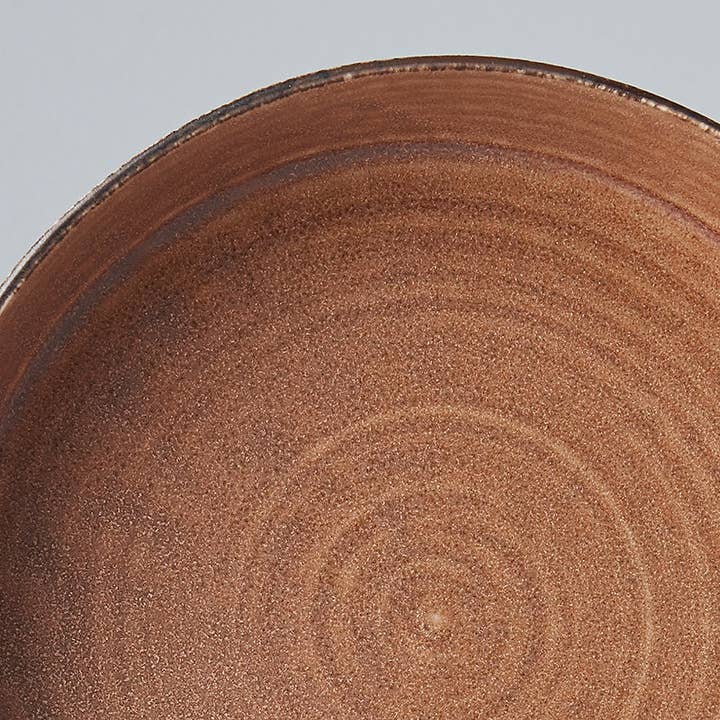 Made In Japan Tableware - Wholesale Dinner Plate - Toffee Plate with High Rim 17cm