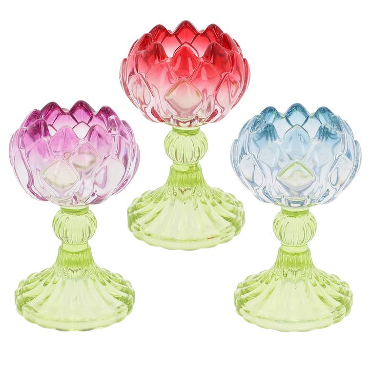Crystal Bloom Lotus Candle for wholesale by Joe Davies