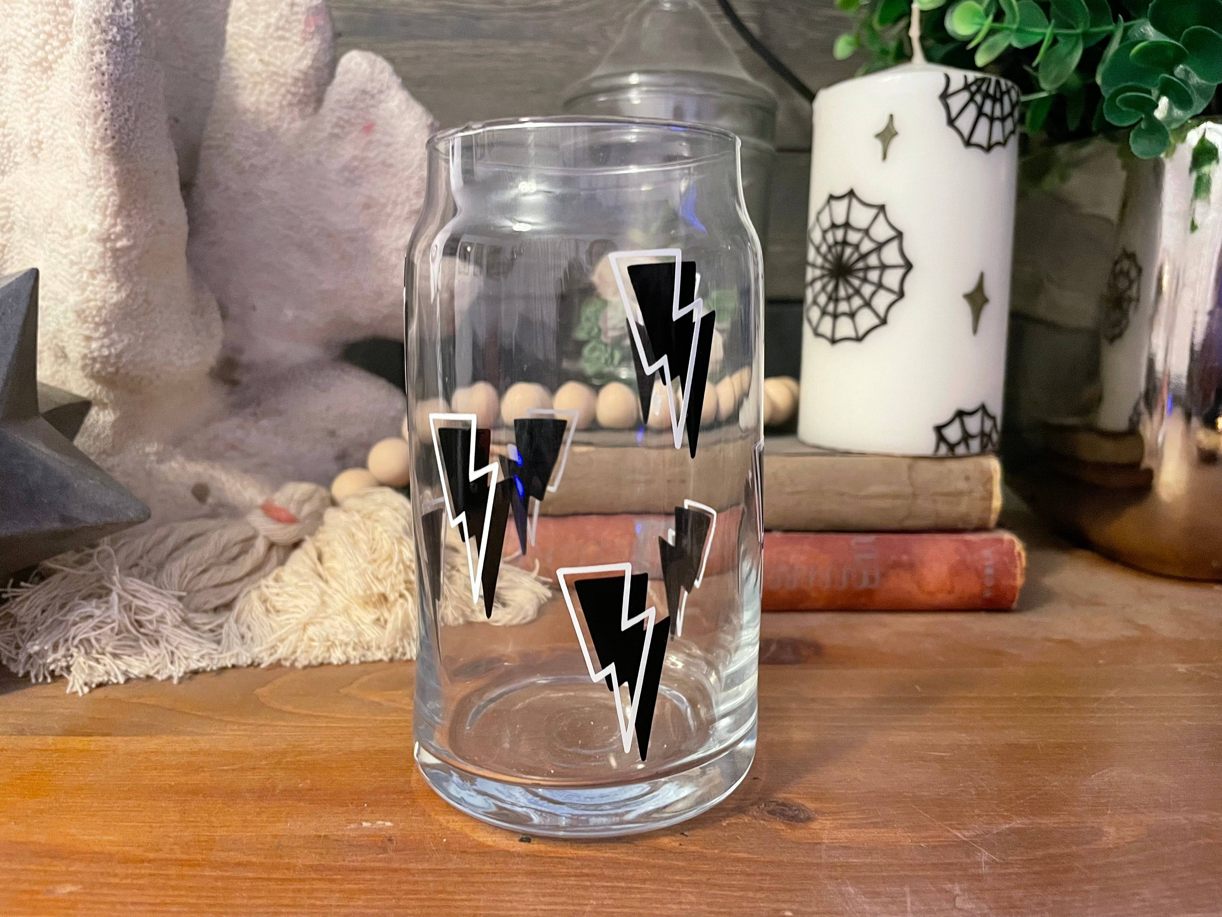 Mickee Mariee - Wholesale Drinking Glass/Cup - Lightning Glass Can Color options 16 or 20 oz Glass Can Cup2