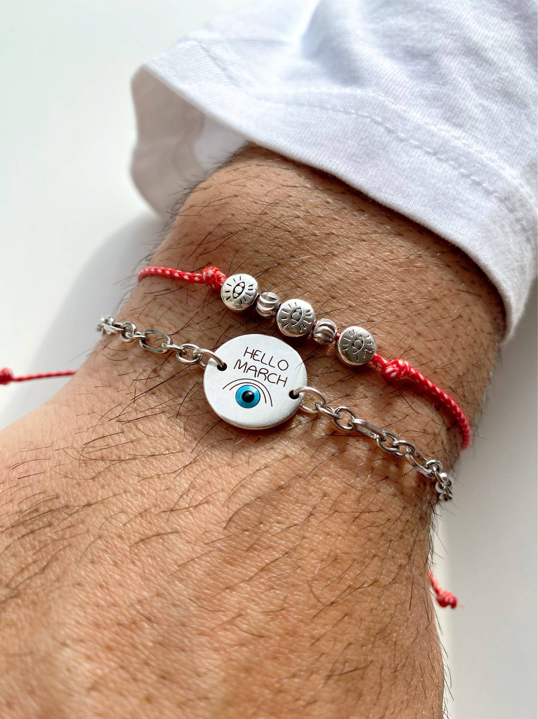 Christina Christi - Wholesale Charm/Dangle Bracelet - March Bracelets Men, Spring Bracelets3