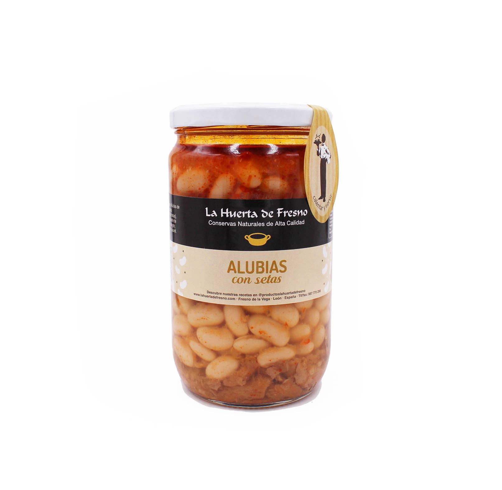 La Huerta de Fresno - Vendita all'ingrosso Pasti pronti a lunga conservazione - Fagioli rossi brasati con funghi1