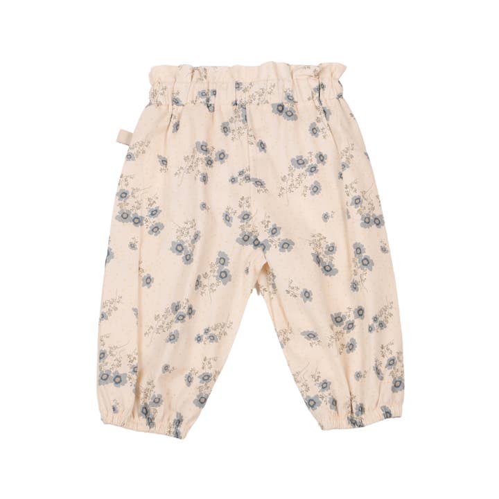 Kitty Pants With Bow - Blue Floral for wholesale on Faire1